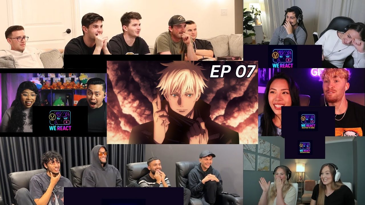 Jujutsu Kaisen Season 1 Episode 07 | Reaction Mashup #anime #jujutsukaisen #animereactionmashup