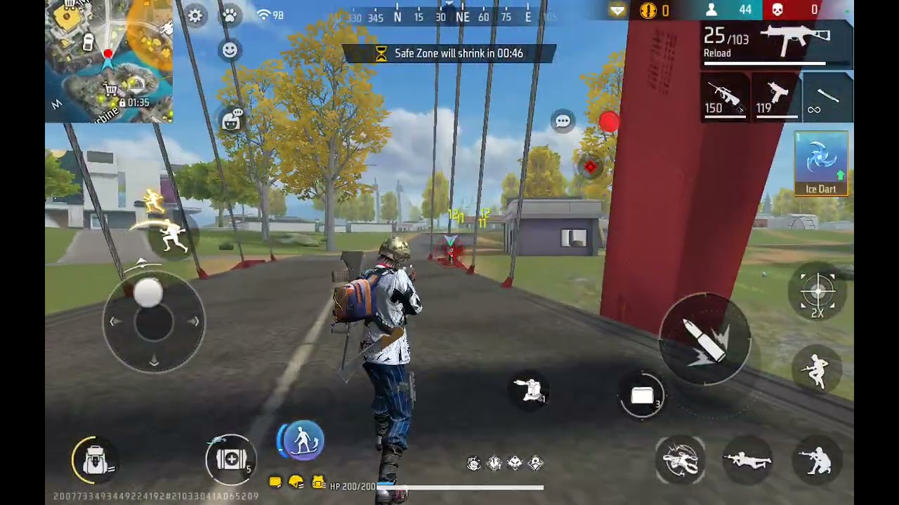 Free fire gameplay part 2 😎😎😎😎 