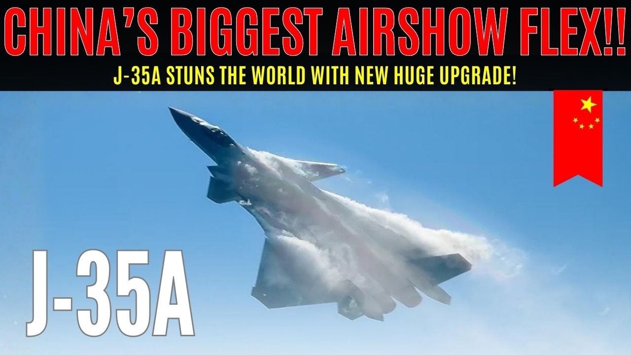 Китайский истребитель J-35A наконец-то представлен публике — и это меняет всё!