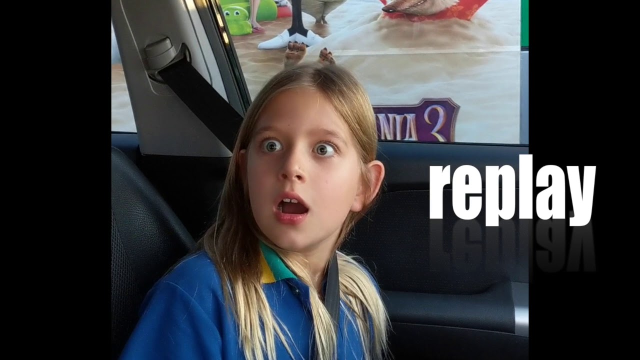 Scaring my daughter in the car 3 times in a row