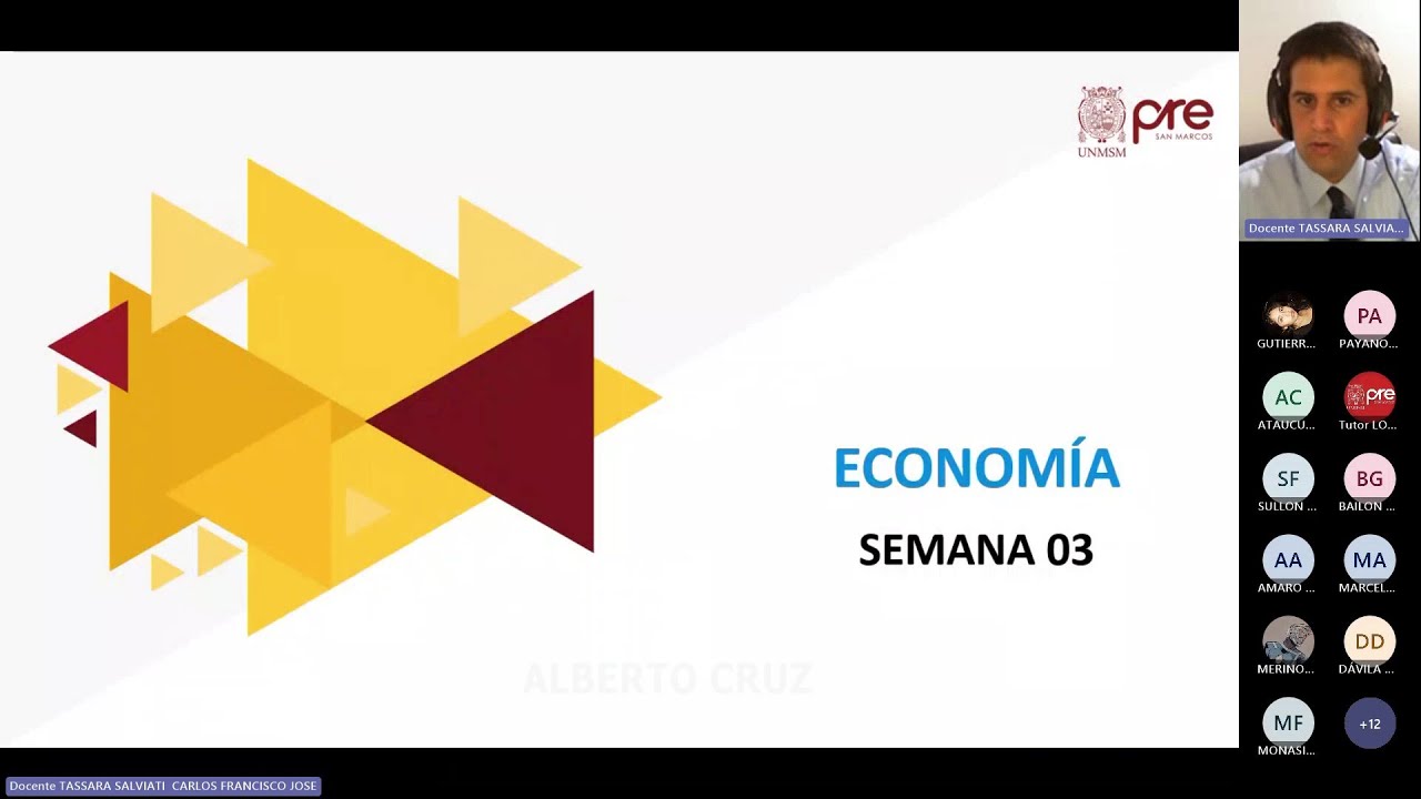 Economía - Semana 03 - Pre San Marcos Ciclo 2025-I (Nuevo Ciclo)