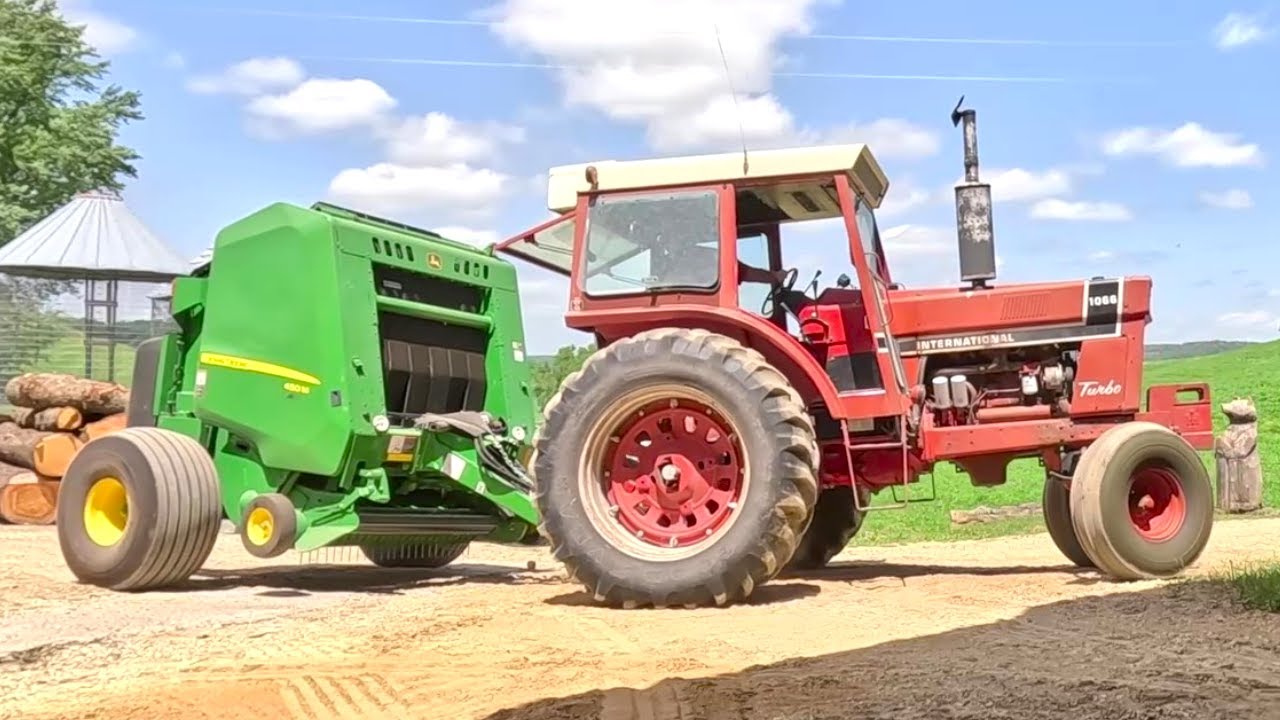 Baling First Crop Hay On A Dairy Farm In Wisconsin! Hay Season 2025 Ep. 6