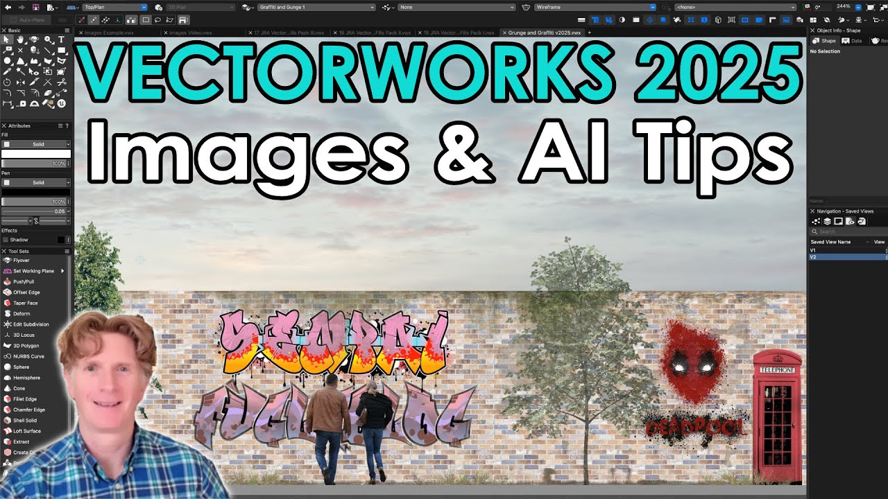 Освоение изображений и ИИ в Vectorworks 2025: советы и рекомендации