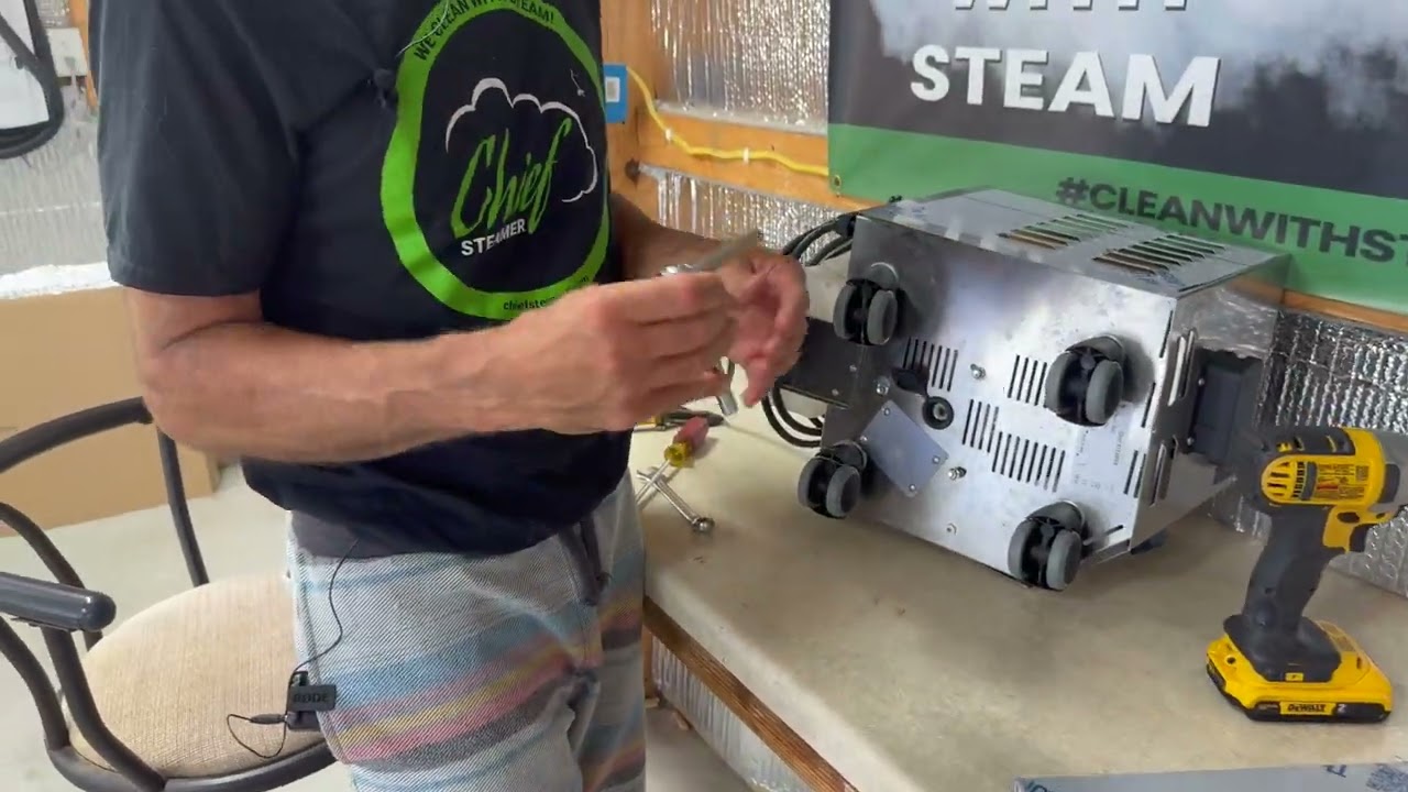 Repairing & Diagnosis on a Chief Steamer Boiler