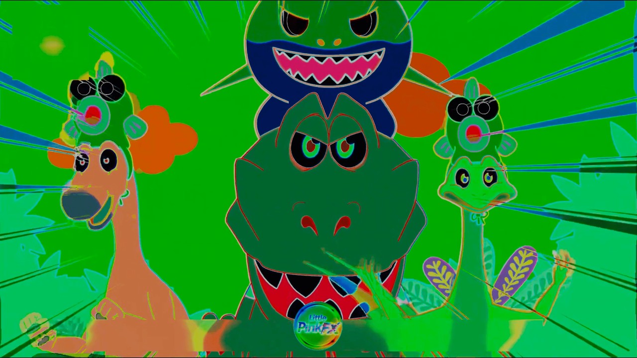 Baby Shark & T-rex Run Away! Doo Doo Doo (Sponsored by: Klasky Csupo 2001 Effect)