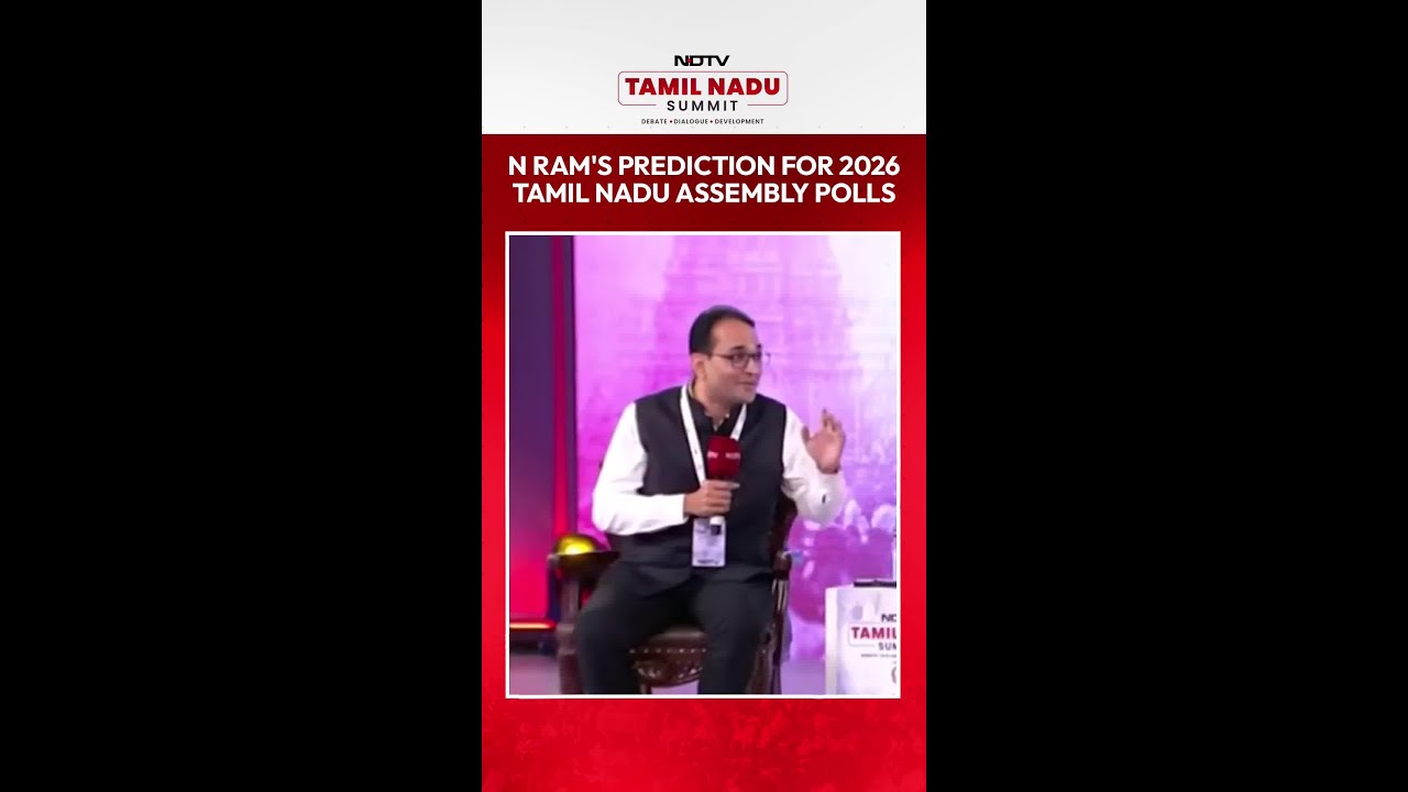 Tamil Nadu Elections 2026 | N Ram's Prediction For 2026 Tamil Nadu Assembly Polls