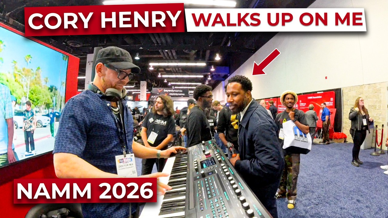 Cory Henry Walks Up While I’m Performing at NAMM 😳🔥