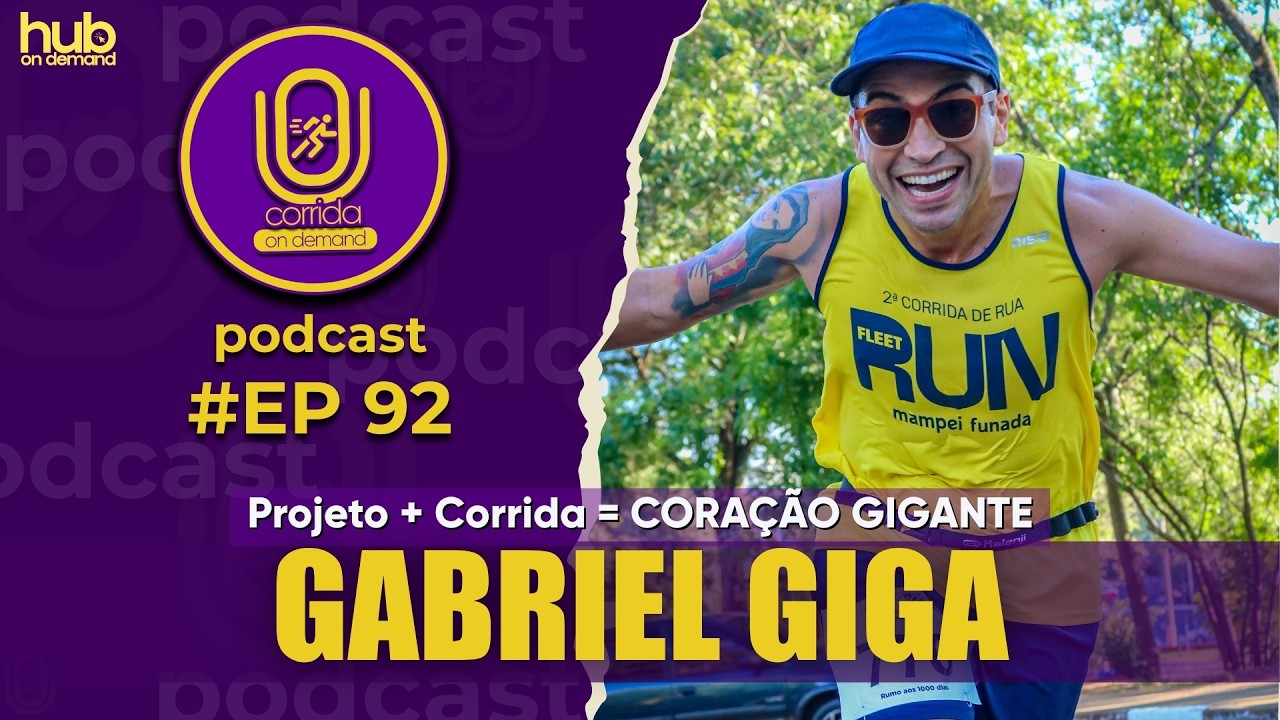 Ele corre TODOS os dias: 10km diários, 14 TONELADAS doadas e 780 dias sem parar | Gabriel Giga