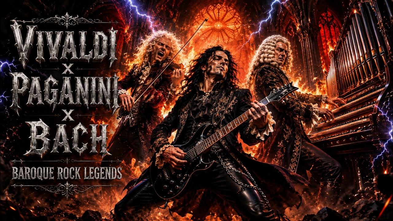 🔥 VIVALDI &times; PAGANINI &times; BACH GO METAL 🤘🔥 | The Most EPIC Baroque Rock Battle Ever Created