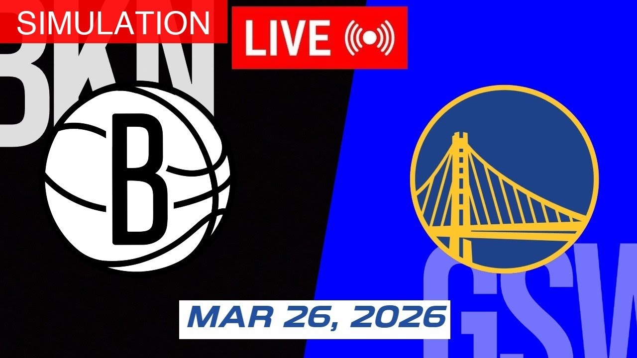 NBA LIVE! Golden State Warriors vs Brooklyn Nets | March 26, 2026 | 2026 NBA Season Live 2K