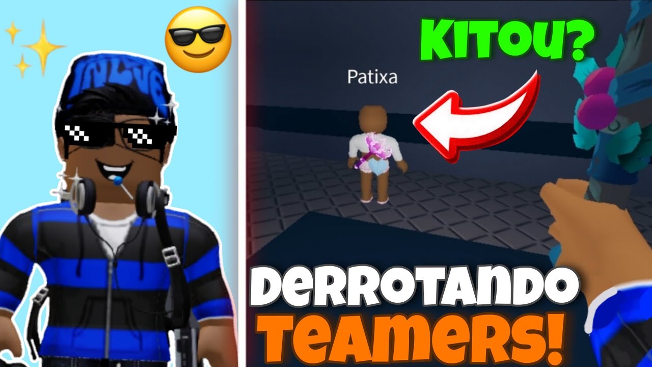 DERROTANDO TEAMERS EM SERVER PRO NO MARRETÃO!😱