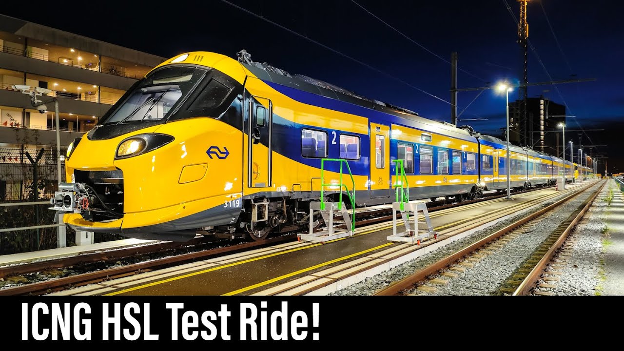 Train Cab Ride NL / ICNG HSL Test Ride! / Watergraafsmeer - Amsterdam - Breda / ICNG / December 2022