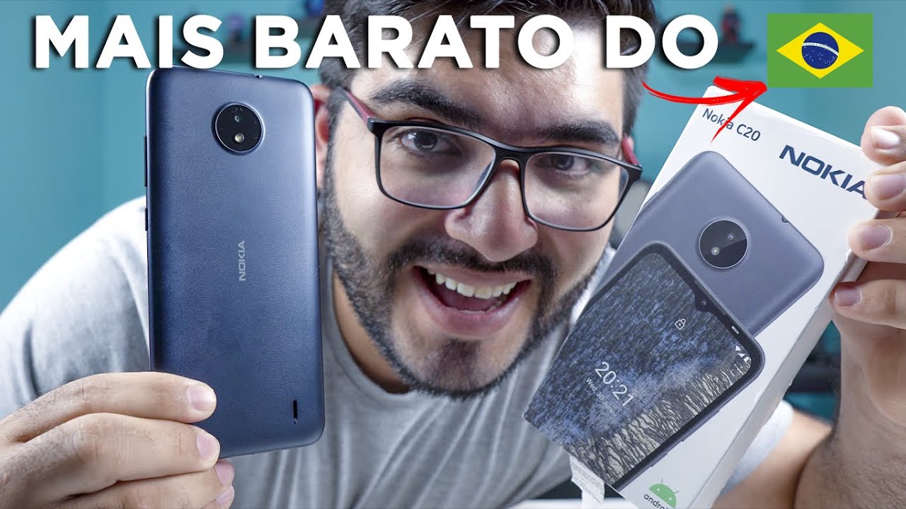 CHEGOU! Conheça o NOKIA C20, o Smartphone MAIS BARATO POSSÍVEL para comprar no Brasil?