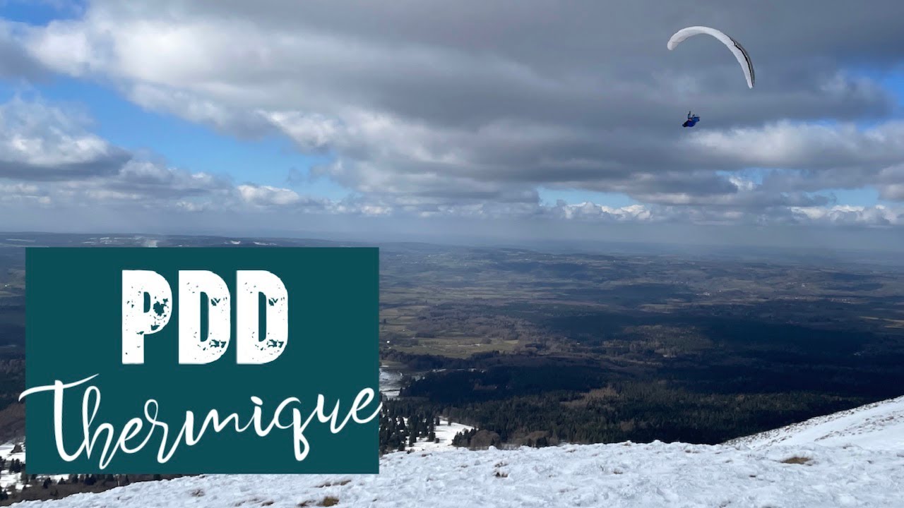 Vol d'hiver thermique au Puy de Dôme