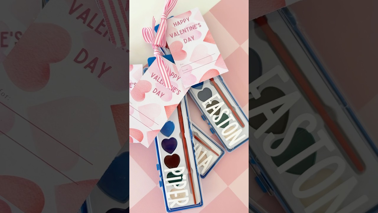 Cute Classroom Valentines Idea / Cricut Valentines 