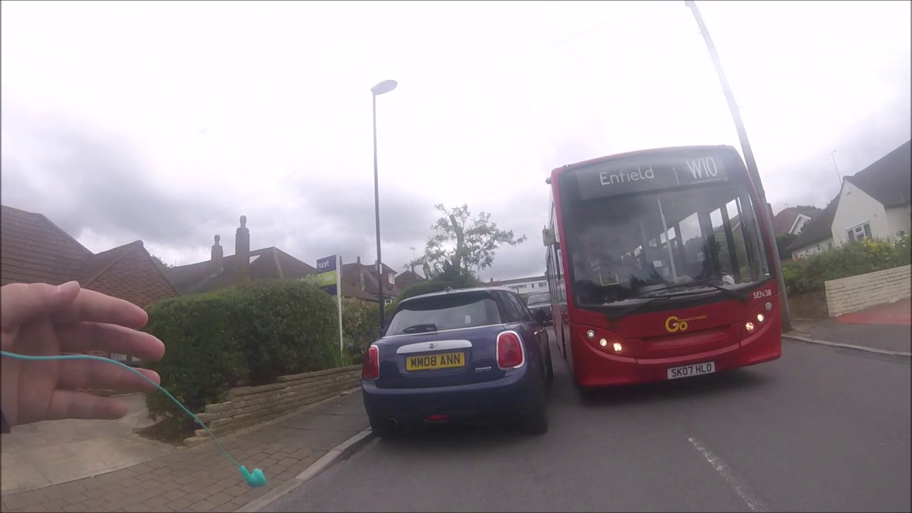 (Full Double Route Visual) Route W10: Enfield Town-Crewe's Hill-Enfield Town (GAL)