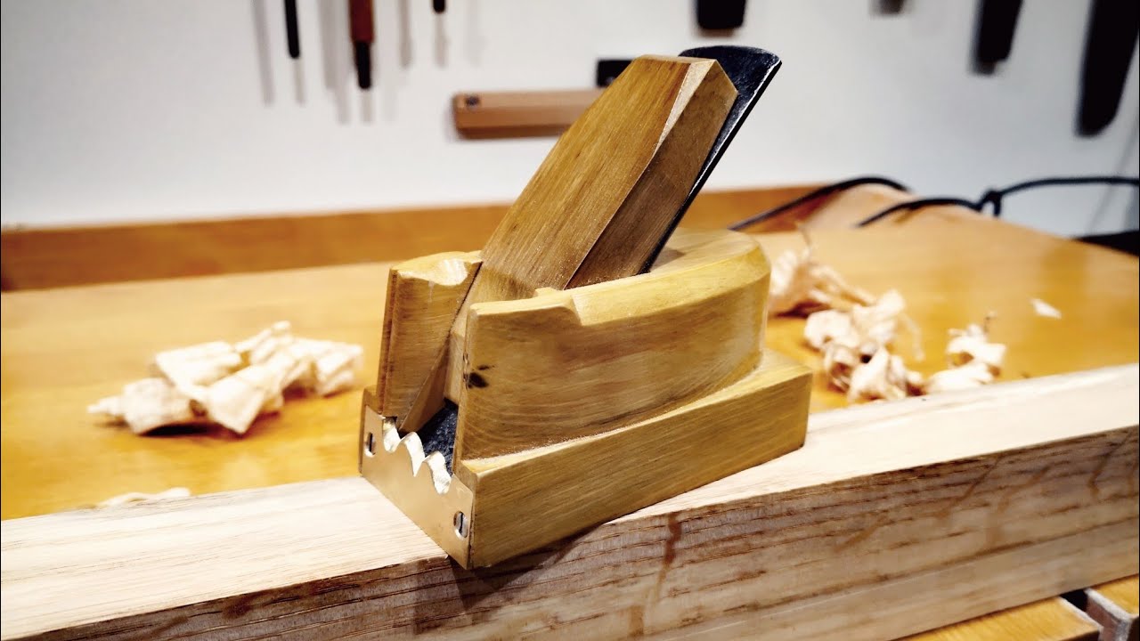 011 Wooden bull nose hand plane. Woodworking