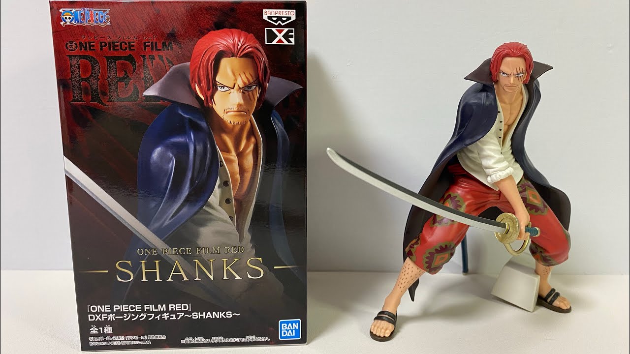 ONE PIECE FILM RED SHANKS Namco Limited Figure | Unboxing & Details