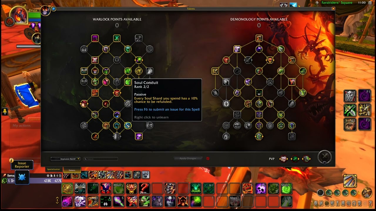 DRAGONFLIGHT (Beta) Level 70 Demonology Warlock PvP Talent Guide ZOO Build