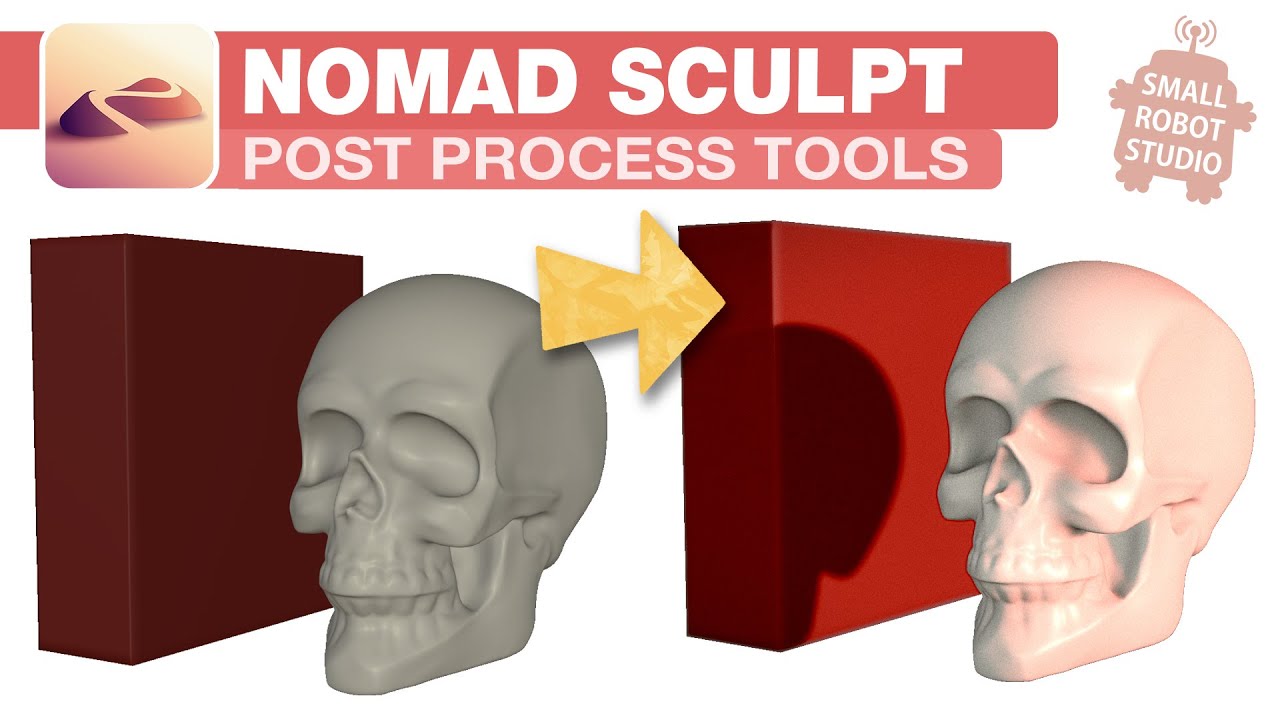 Nomad Sculpt: Инструменты постобработки