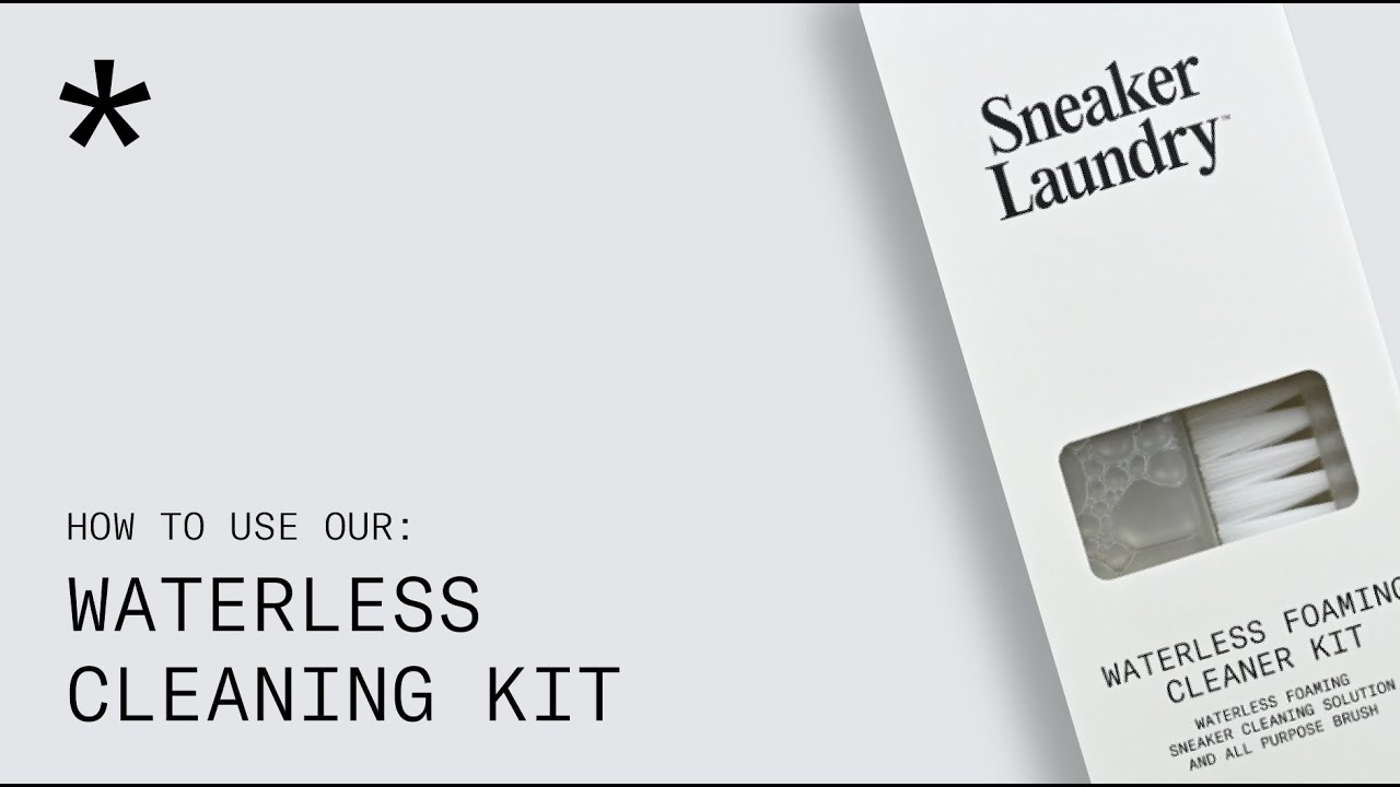 How To Use Our Waterless Foaming Cleaner Kit | Sneaker Laundry