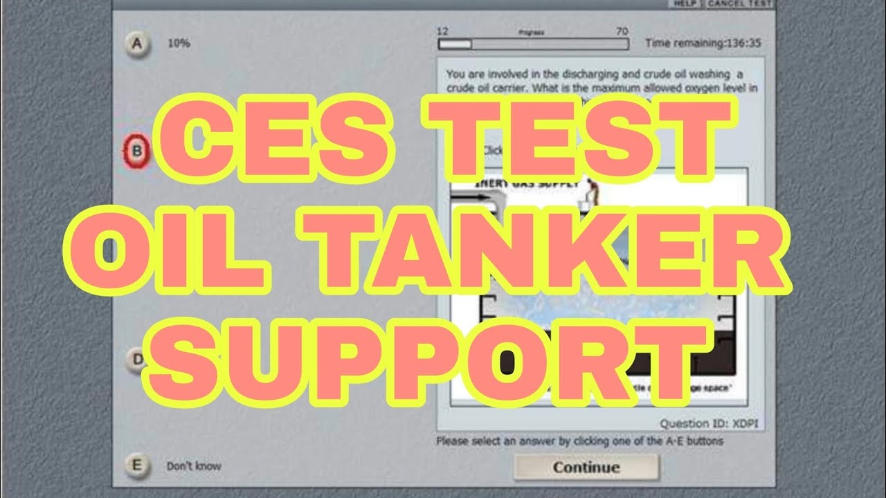 CES TEST EXAM | OIL TANKER SUPPORT | MarineKnow TV