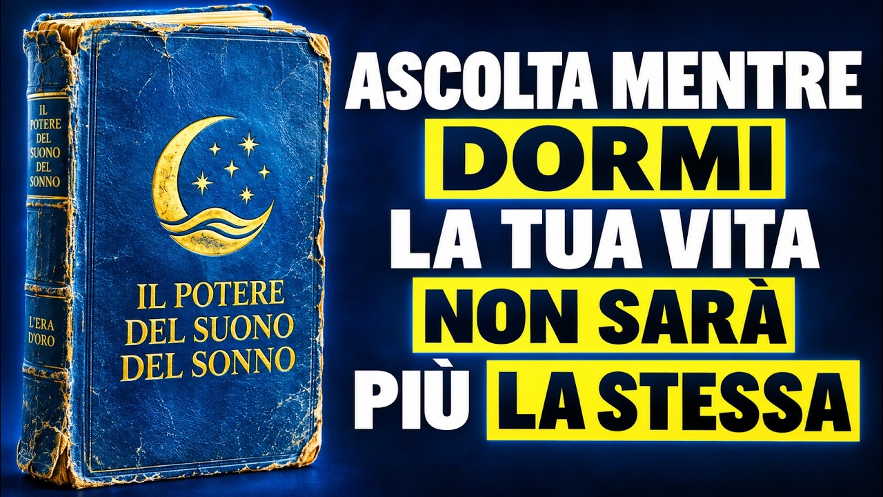 Ascolta questo mentre dormi e la tua vita cambier&agrave; senza sforzo (audiolibro raro)