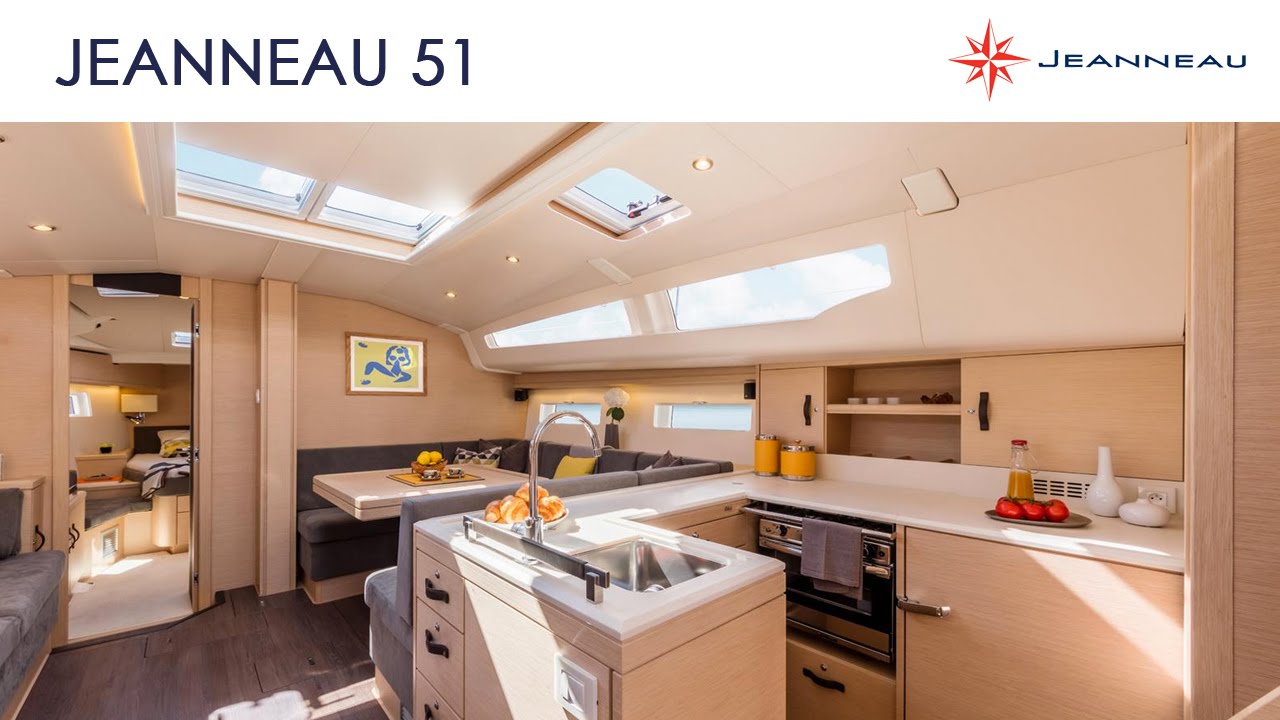Jeanneau 51 - Aménagement intérieur du bateau