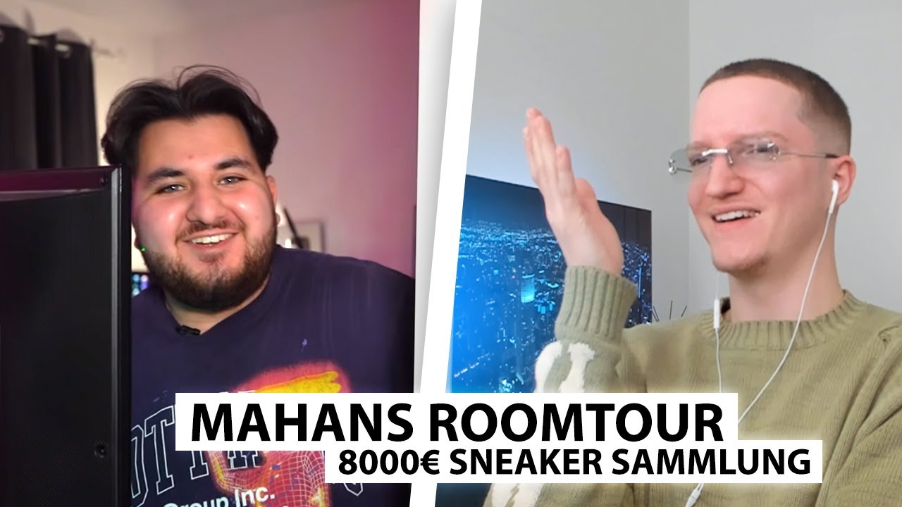 Justin reagiert auf Mahan's neue Roomtour & seine 8.000€ Sneaker.. | Reaktion