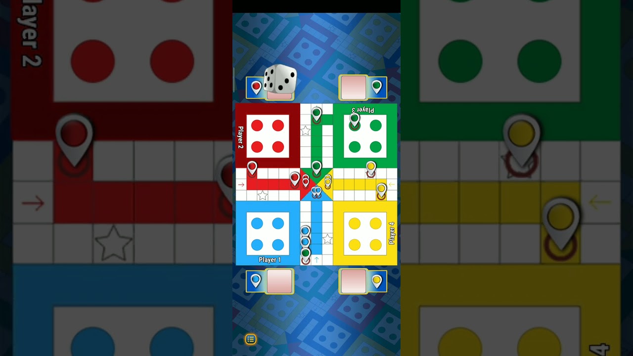 ludp 🔥🔥 game  play 🎯🎯इन 4 players 😆😆 ludo 🔥🔥king 👑👑 ॥ #  shorts 🩳 😄  #  virel video 🥰🥰