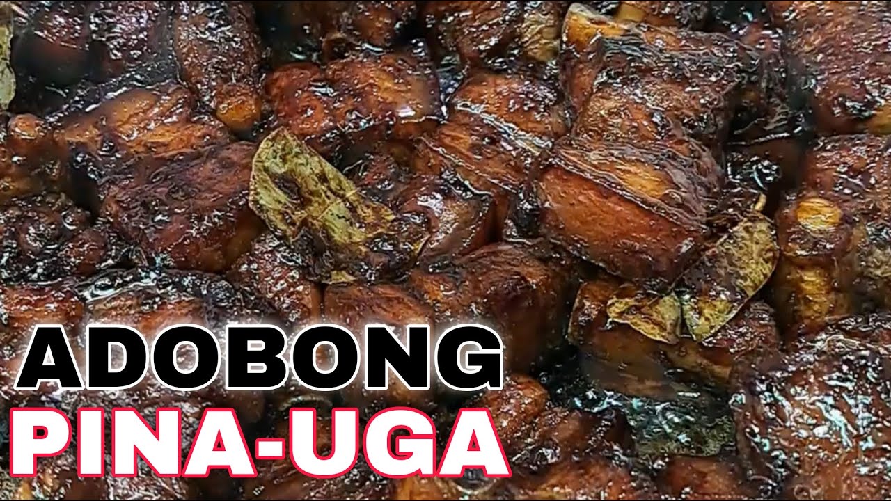 ADOBONG PINA-UGA | PORK ADOBO NA TUYO | EASY PORK RECIPE | Tambayan Cooking