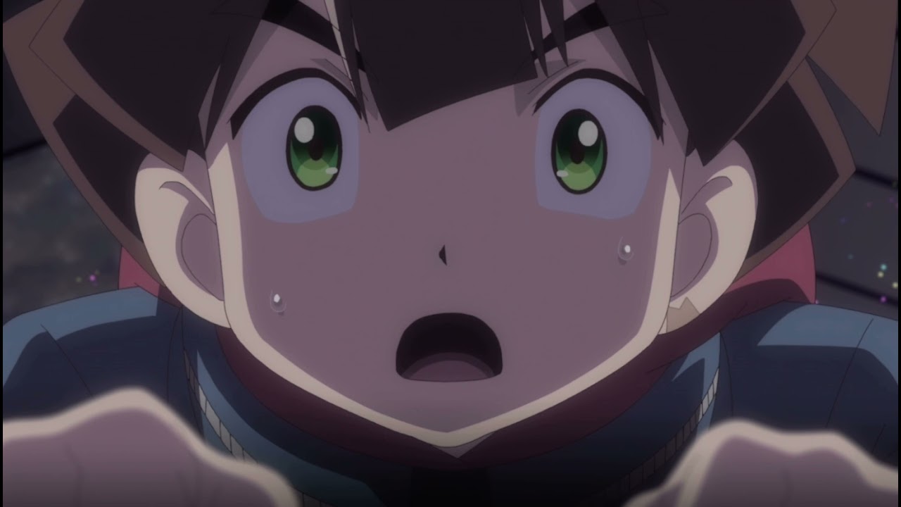 Digimon Ghost Game - Gammamon evolves to GulusGammamon