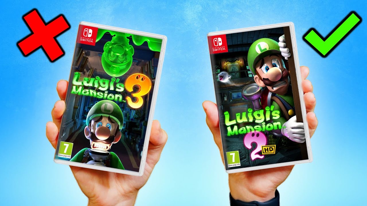 ¿Cuál es Mejor Comprar? Luigi’s Mansion 2 HD vs Luigi’s Mansion 3 en Nintendo Switch