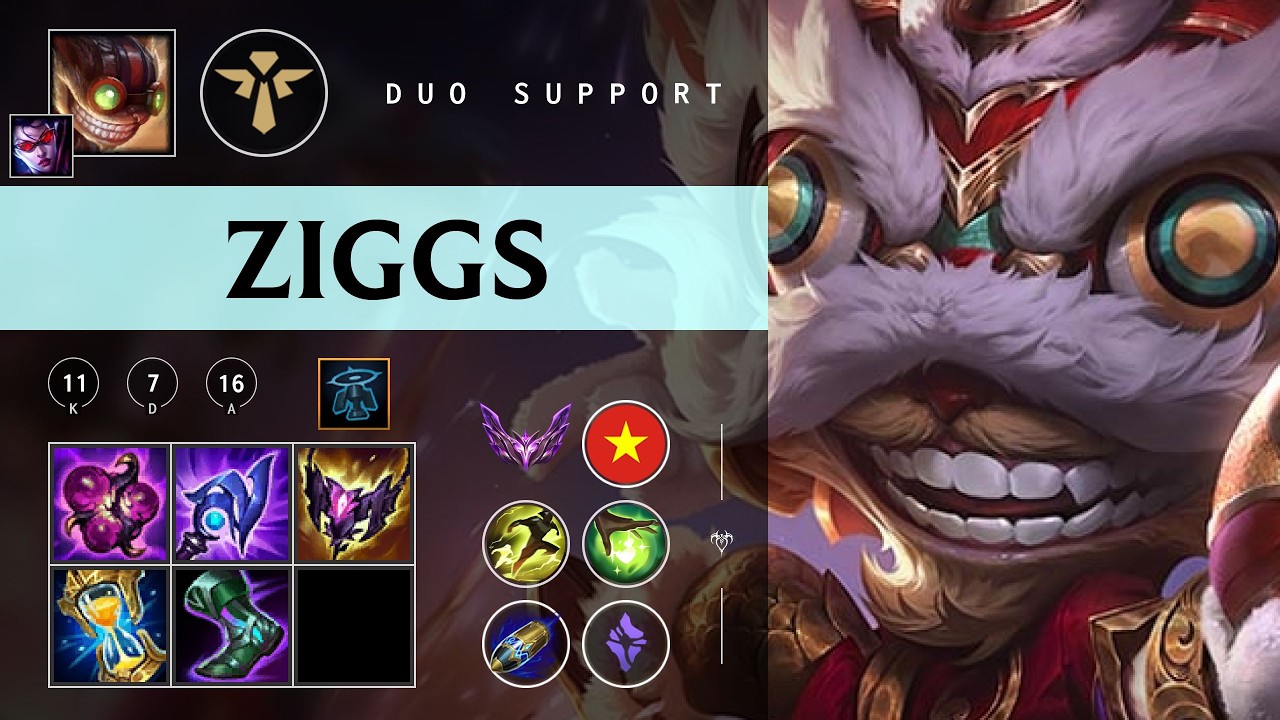 Ziggs Support vs Seraphine - VN Master Patch 26.04