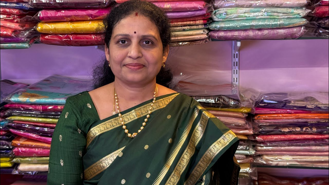 Very high demanding semi  గద్వాల్ పట్టు చీరలు 2650/- free shipping #gadwalpattu #budgetfriendly 