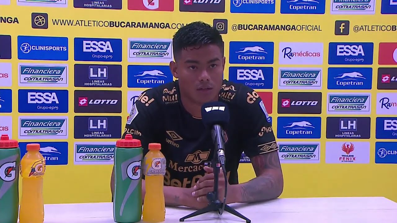 Rueda de prensa de Tolima tras su partido con Bucaramanga