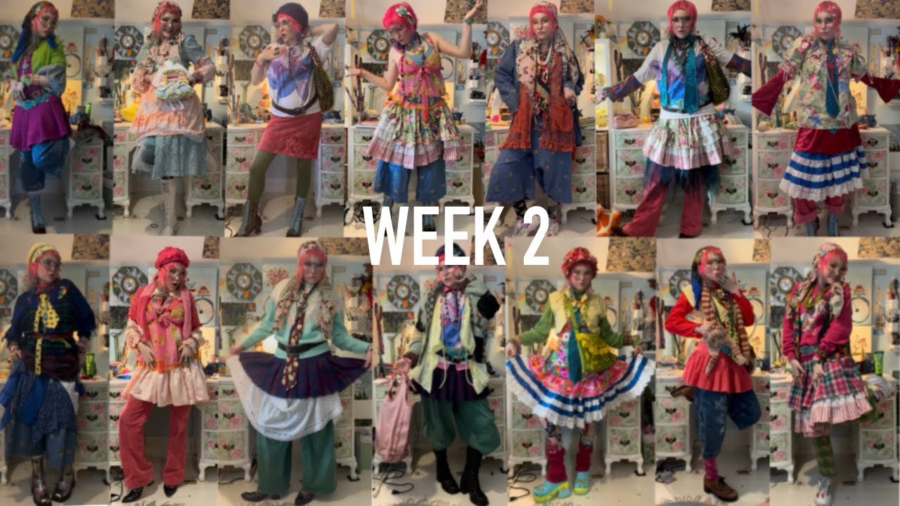 Another week of totally reasonable outfits 🧍‍♀️