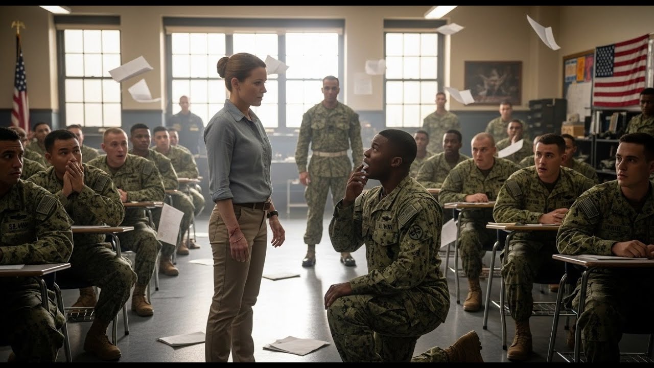 She Was Mocked as a Teacher — But When Her SEAL Past Was Revealed, Every Man Stood Silent