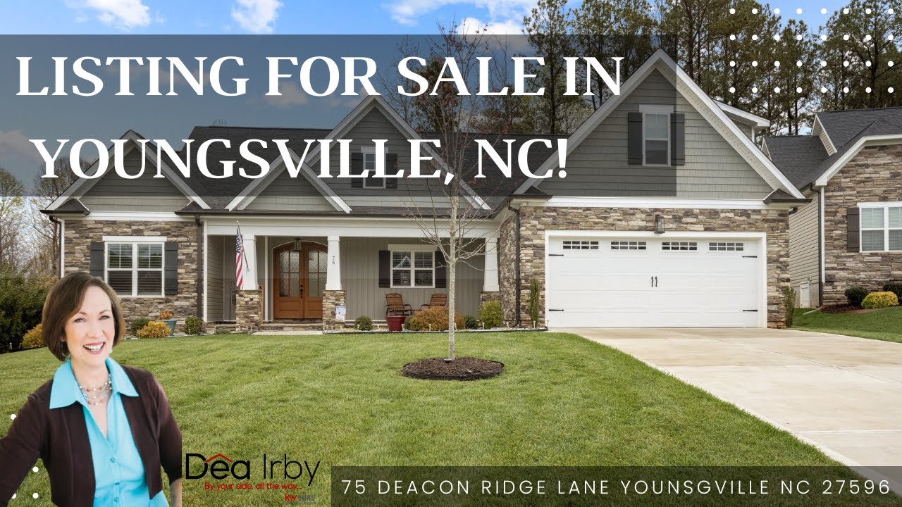HOUSE FOR SALE IN YOUNGSVILLE NC | 75 Deacon Ridge Lane | $559,900 ONLY