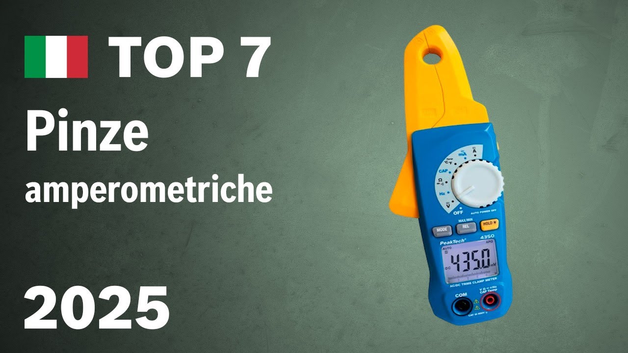 TOP—7. Le migliori pinze amperometriche del 2025