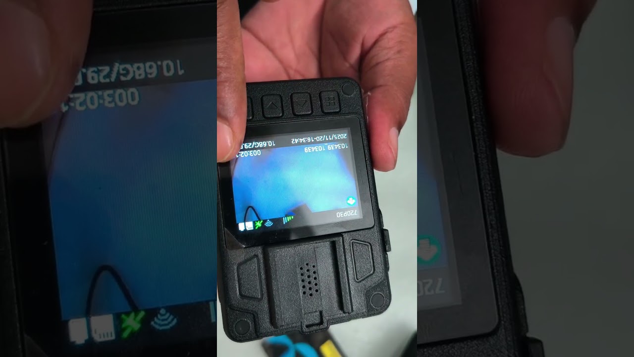 Body worn camera AI. বডি ওর্ণ বডি অন ক্যামেরা পরিচালনা পদ্ধতি। ptt: Press to talk sos: save our soul