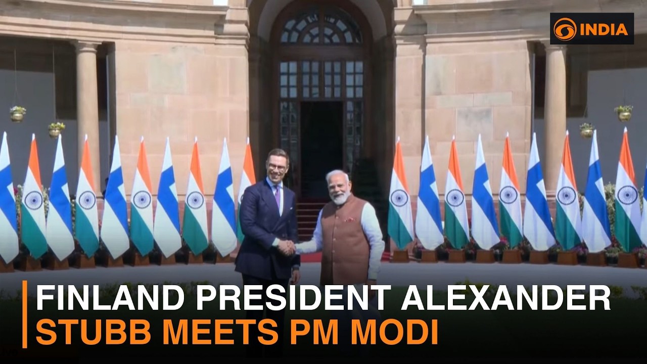 Finland President Alexander Stubb meets PM Modi