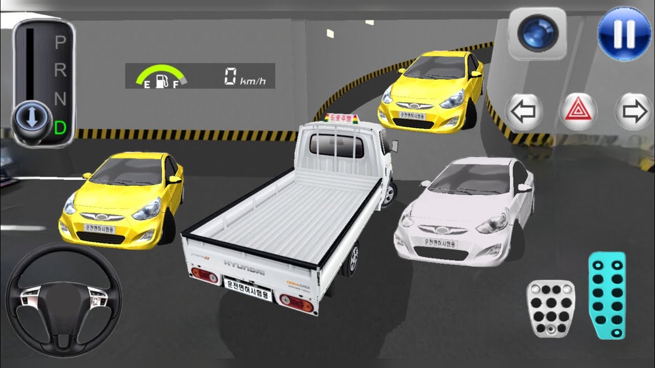 New Crashed car Stuck in Parking Garage3D Driving Class - Car Game - 3D Driving Class 2026 . 