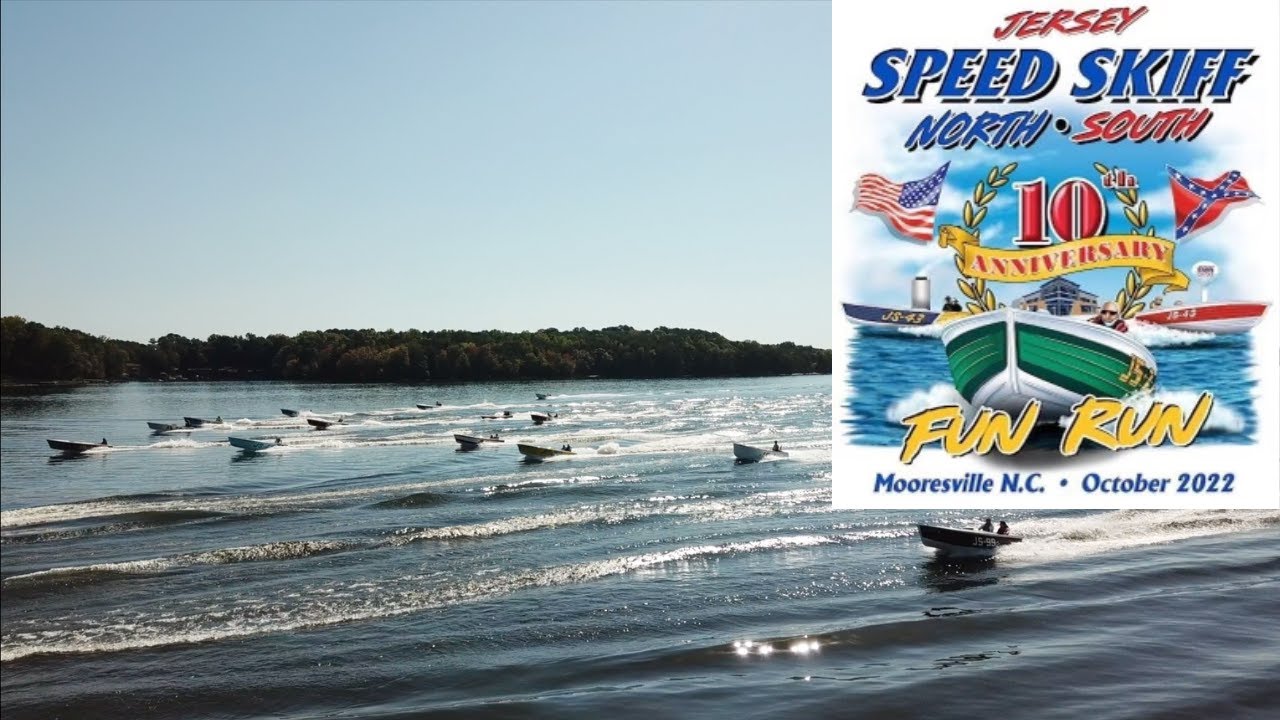 10th Annual Jersey Skiff North South Fun Run Lake Norman