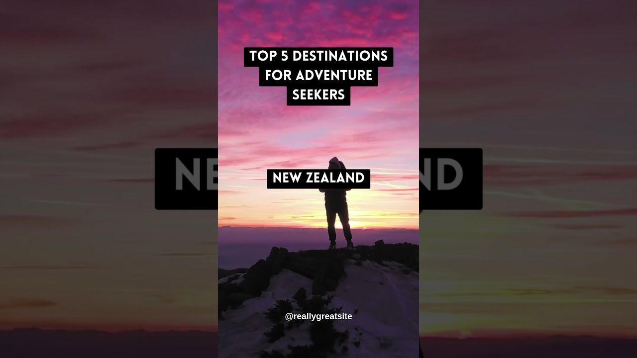 Top 5 Destinations for Adventure Seekers #shorts #top5 #travel #adventure