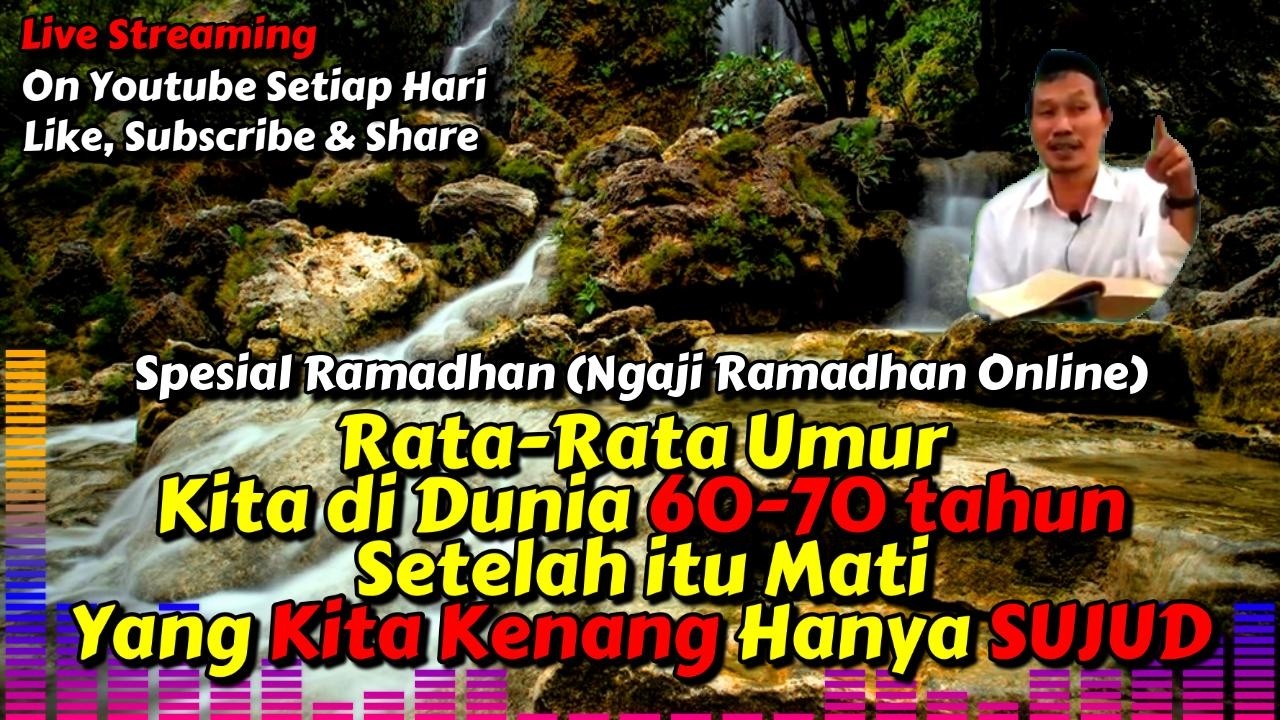 live Ngaji Ramadhan Gus Baha - Rutin setiap malam