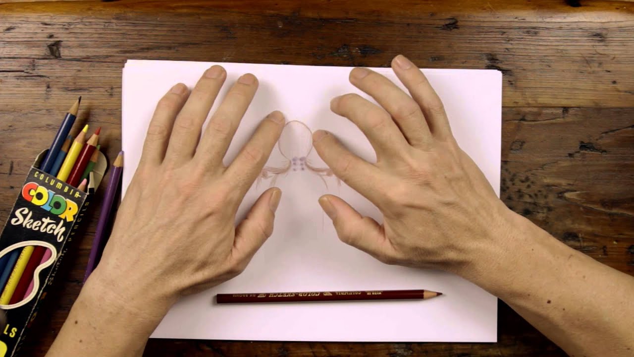 ASMR Visualization Massage - Drawing on Paper & Whispering
