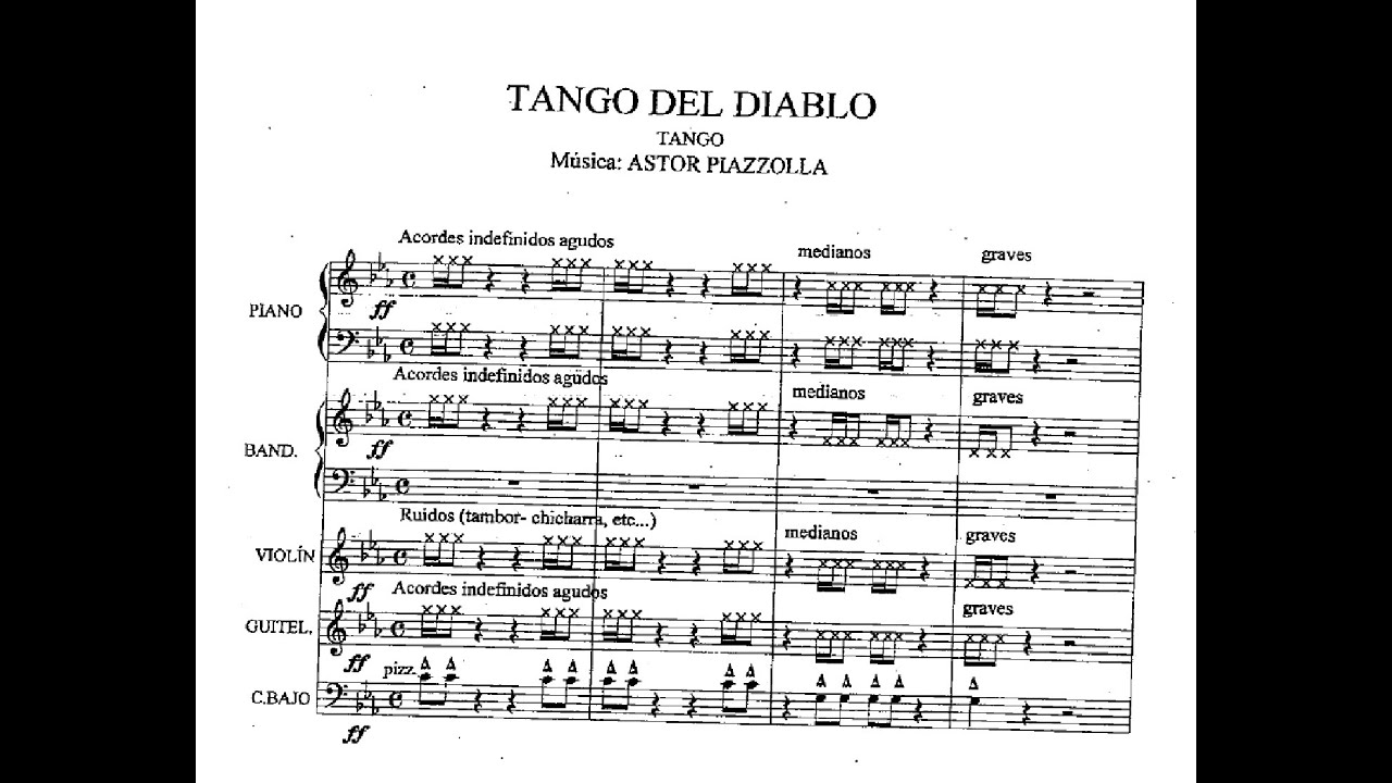 Astor Piazzolla - Tango Diablo