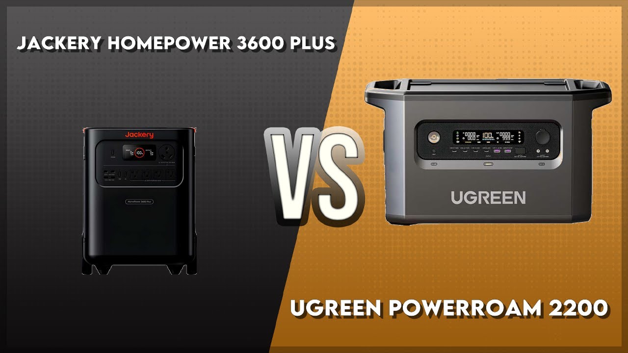 Jackery Homepower 3600 Plus vs Ugreen PowerRoam 2200 Technical Comparison