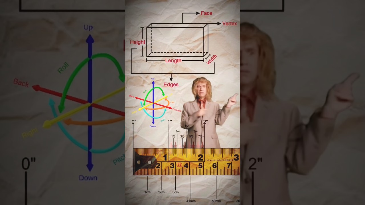 Length, Width, Height, Depth & Thickness | Difference in Length, Width, Height, Depth and Thickness?
